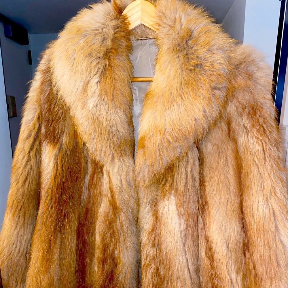 Real fur coat bought in Italy.